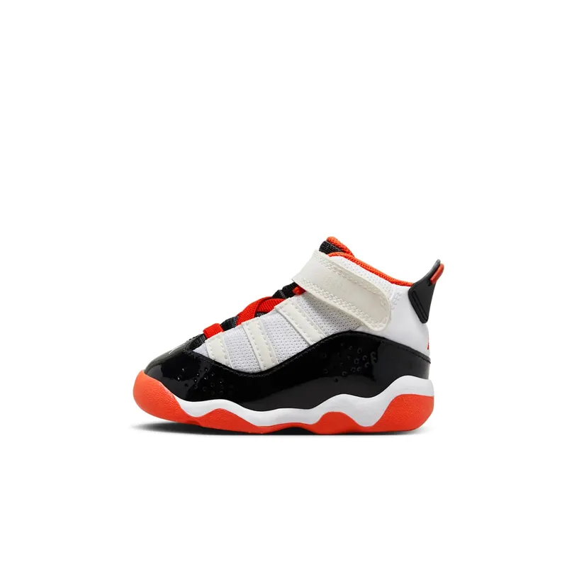 Jordan 6 Rings White Black Sail Team Orange (DV1344-108)