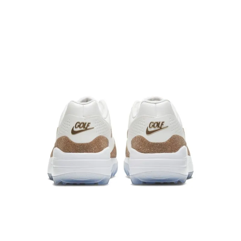 Nike Air Max 1 Golf Swarovski (W) Summit White/White-Metallic Gold (BV0658-111)