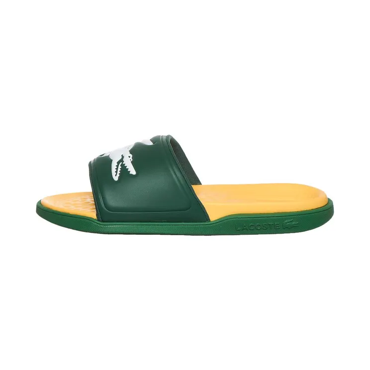 Lacoste Croco Dualiste Synthetic Slides Green / Yellow (43CMA0021-1M8)