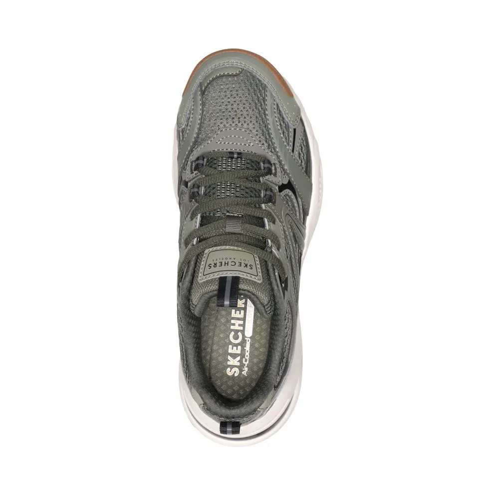 Skechers UNO Ryze – Scale Up Sneaker Olijf