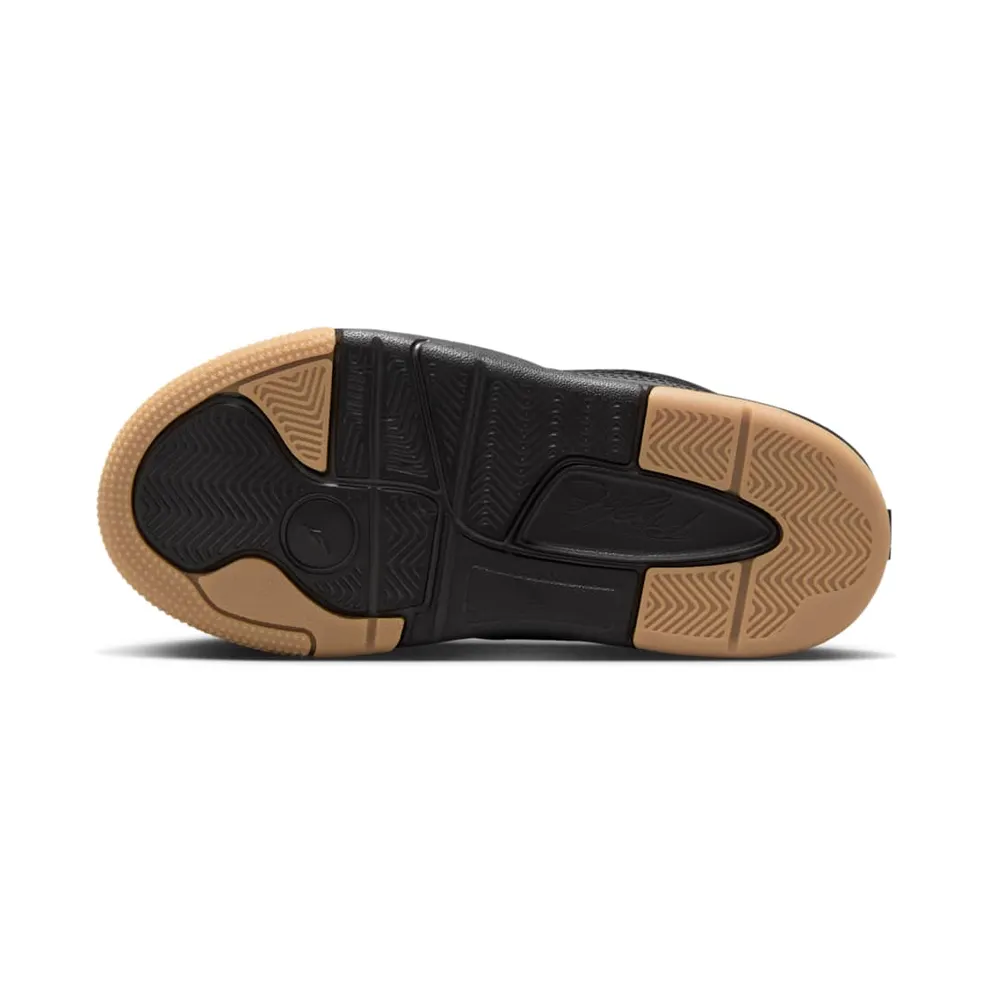 Jordan Flight Court Black Gum Medium Brown Varsity Red (HF3332-001)