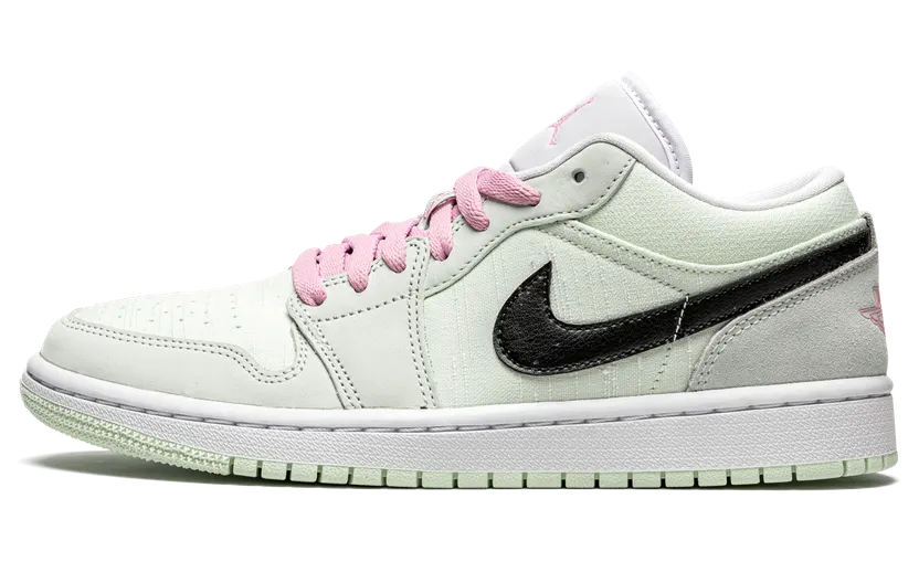 Air Jordan 1 Low SE Barely Green (2021) – “Barely Green / White / Black / Pink” (CZ0776-300)