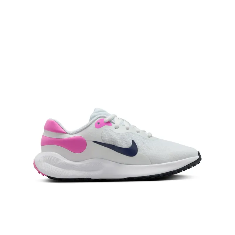 Nike Revolution 7 White Playful Pink Midnight Navy (FB7689-103)