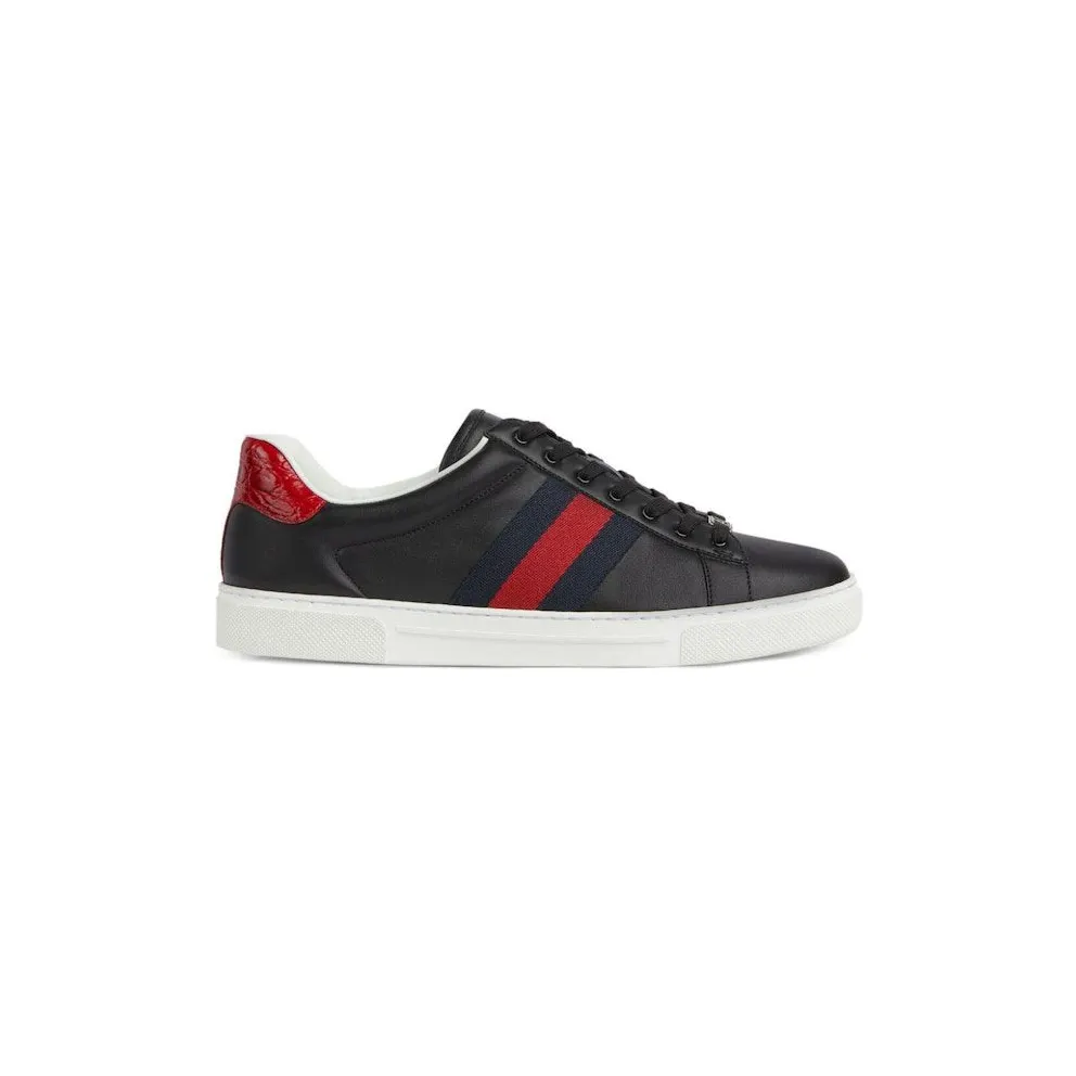 Gucci Ace Web Black Navy Red (757892 AACAG 1096)