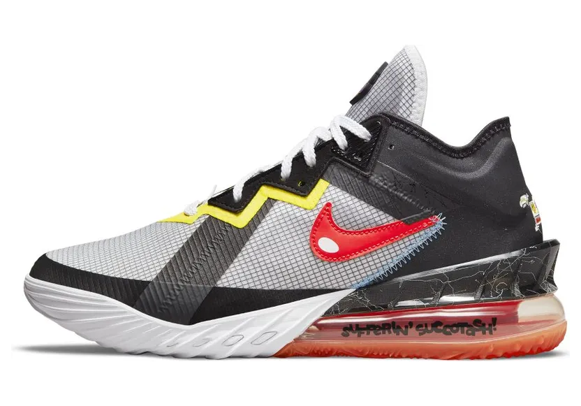 LeBron 18 Low ‘Sylvester vs Tweety’ Weiß (CV7562-103)