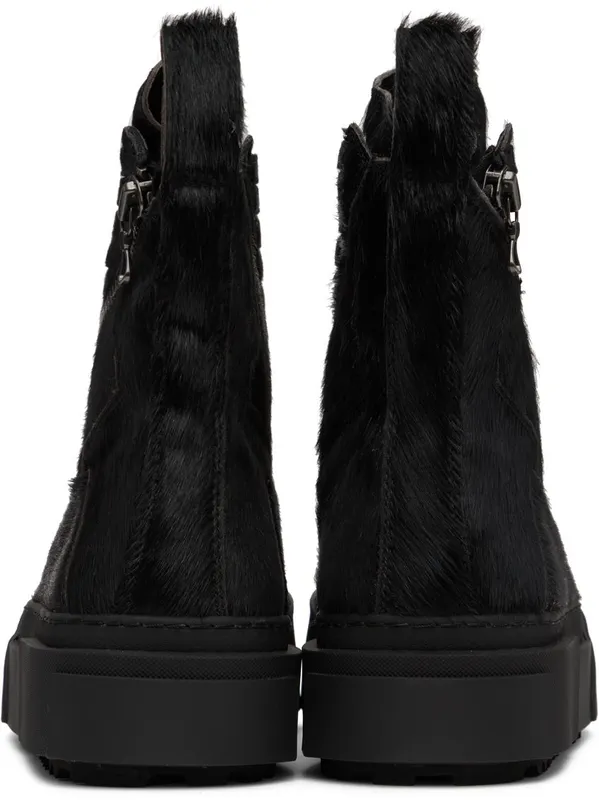 Julius Black Cow Hair BLACK (797FWM2-F)