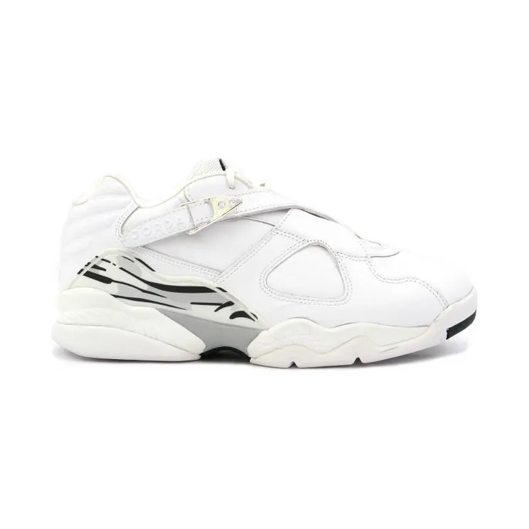 Jordan 8 Retro Low White Metallic Silver