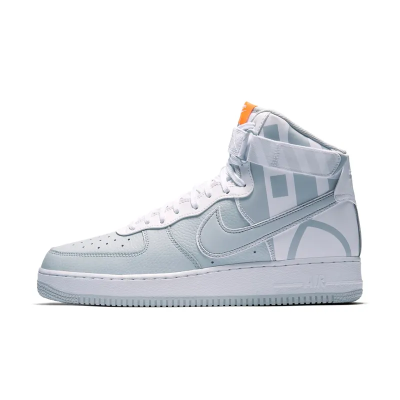 Nike Air Force 1 High Force Logo Pure Platinum Pure Platinum/Pure Platinum (806403-012)