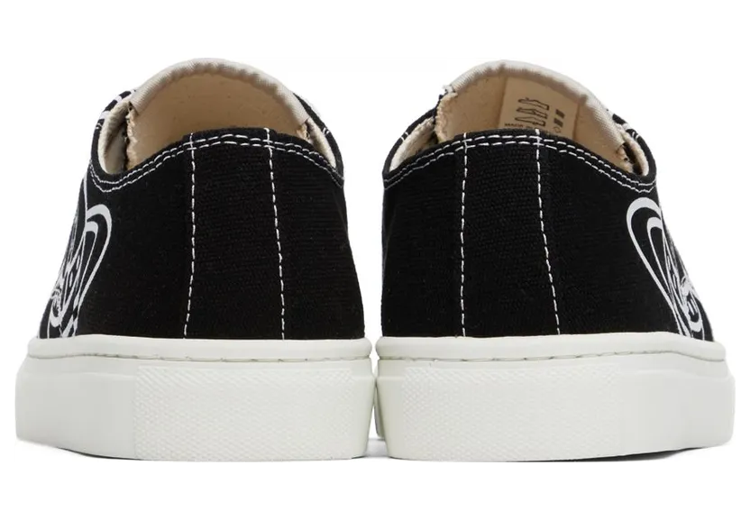 Vivienne Westwood Black Plimsoll Low-Top 2.0 N401 Black (75020005W-W0004-) (2)