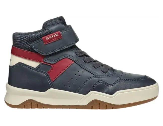 Geox sneaker marineblauw/donkerrood (J367RF0MEFU-C4244)