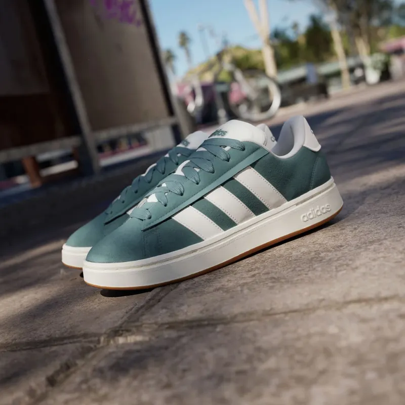 Adidas Grand Court Alpha Preloved Teal / Core White / Gum (JQ3007)