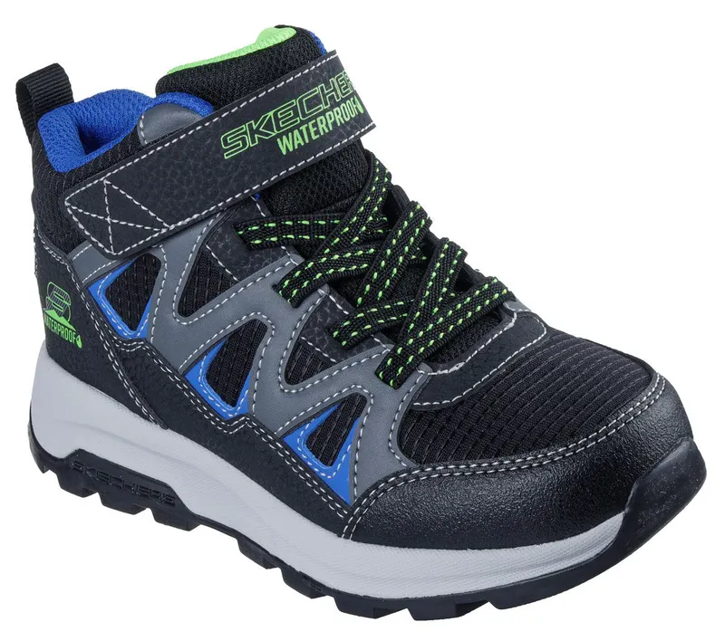Skechers Waterproof: Storm Blazer – Drizzle Squad Sneaker Black/Blue