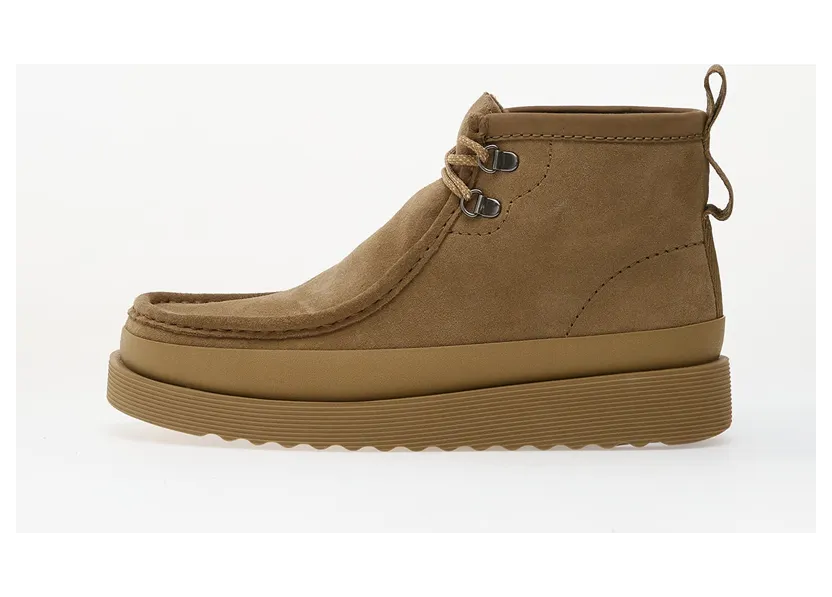 Clarks Wallabee FTR2 Hi Dark Sand Suede