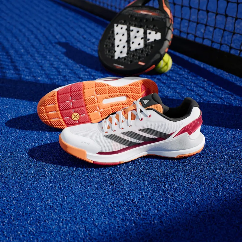 Adidas Crazyquick Padel Cloud White / Core Black / Lucid Orange (JR4647)