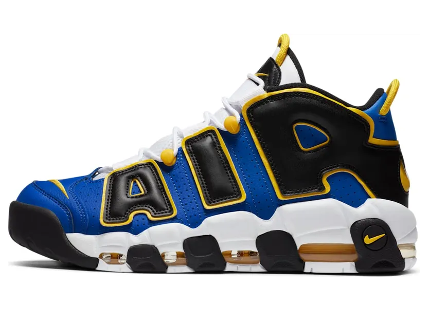Nike Air More Uptempo ‘Peace, Love, and Basketball’ Game Royal/Black/White/Speed Yellow (DC1399-400)