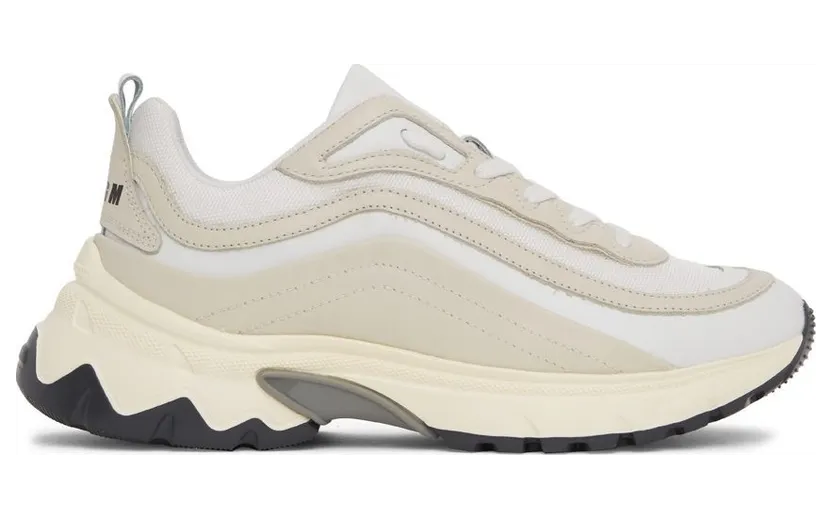 MSGM White & Beige Minimal Runner (3140MS2020 014 01)