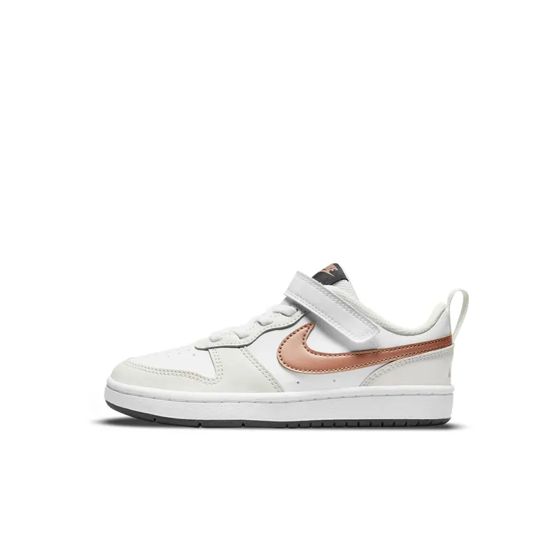 Nike Court Borough Low 2 White Metallic Bronze (BQ5451-116)