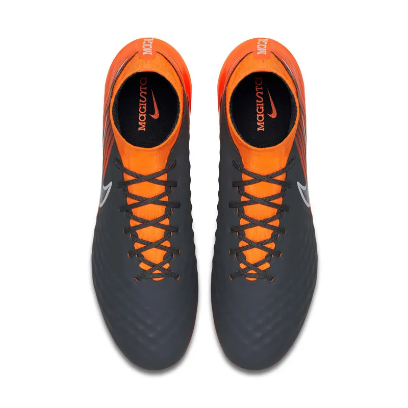 Nike Magista Obra II Pro DF FG Dark Grey Total Orange Dark Grey/Total Orange-White (AH7308-080)