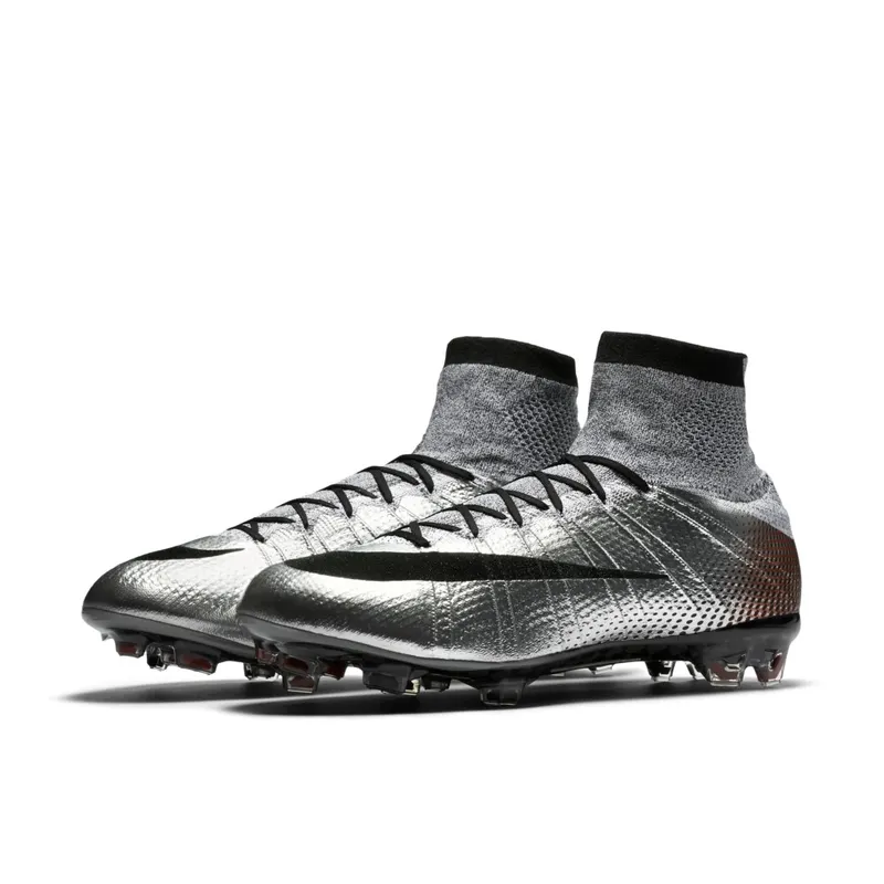 Nike Mercurial Superfly 4 CR7 Quinhentos Metallic Silver/Black-Gym Red (839622-006)