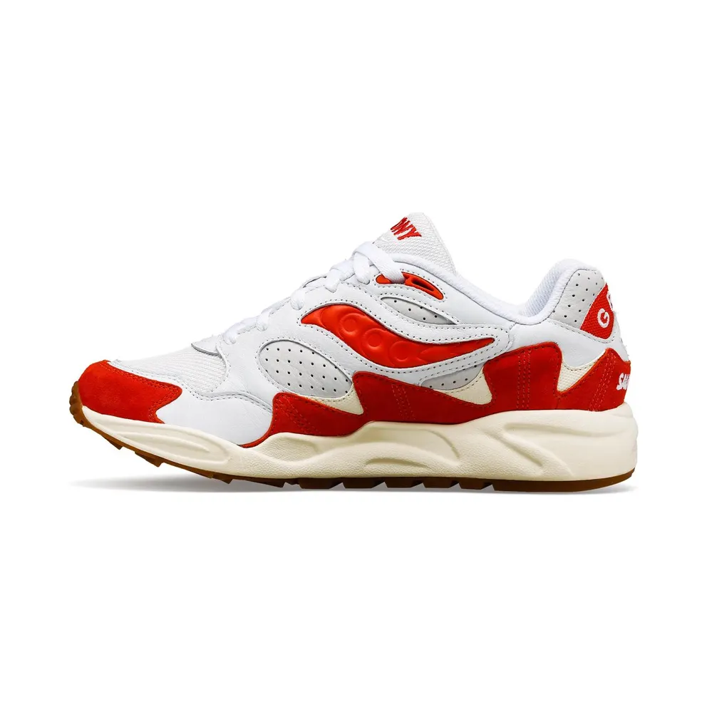 Saucony Grid Shadow 2 Ivy Prep White Red (S70813-2)