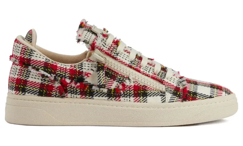 Giuseppe Zanotti mit Schottenkaro “White” (RU50012003)
