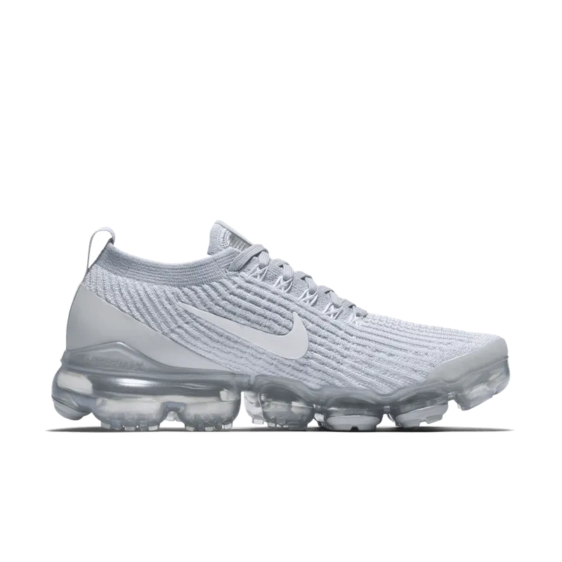 Nike Air VaporMax Flyknit 3 Pure Platinum (W) White/Pure Platinum-Metallic Silver-White (AJ6910-100)