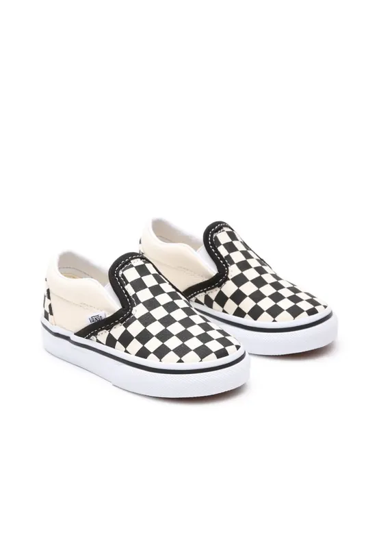 Vans Classic Slip-On Checkerboard (TD) Black/White (VN000EX8BWW)