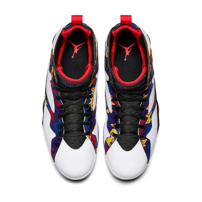 Jordan 7 Retro Nothing But Net White/University Red-Black-Bright Concord (304775-142)