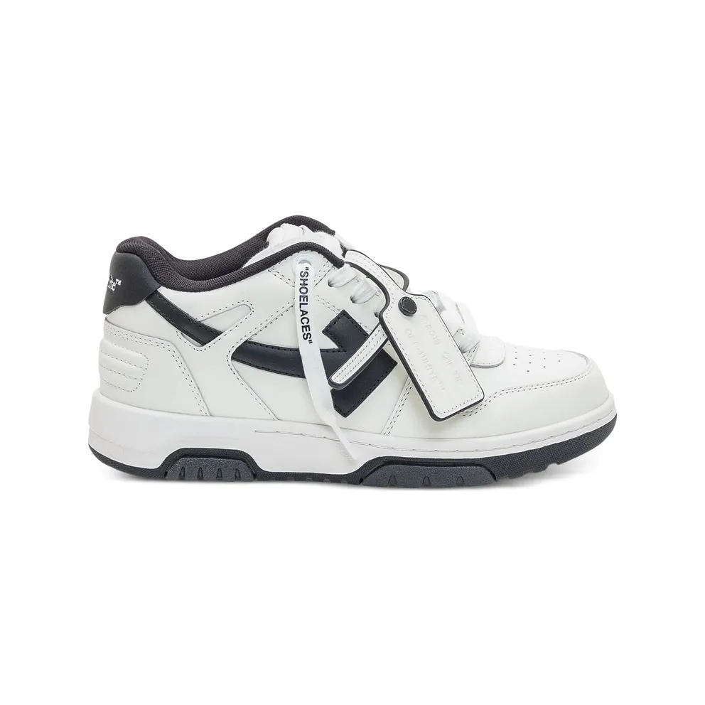 Off-white Out of Office Leather “White” (W259C9L018 WHBLK)