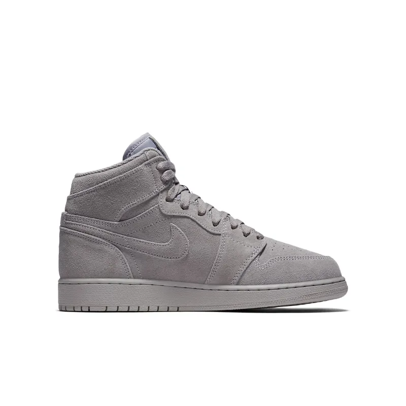 Jordan 1 Retro High Grey Suede (GS) Wolf Grey/Wolf Grey (705300-031)