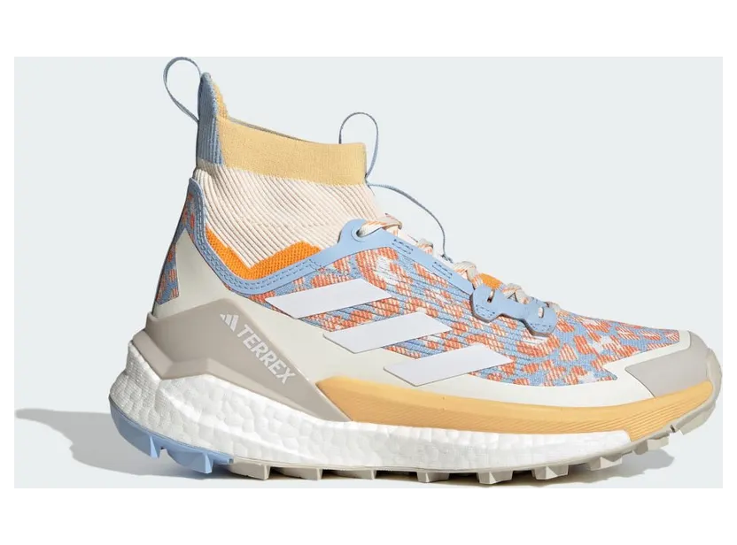 Adidas Terrex Free Hiker 2.0 Hikingschoenen Glow Blue / Cloud White / Pure Tangerine (JQ3592)