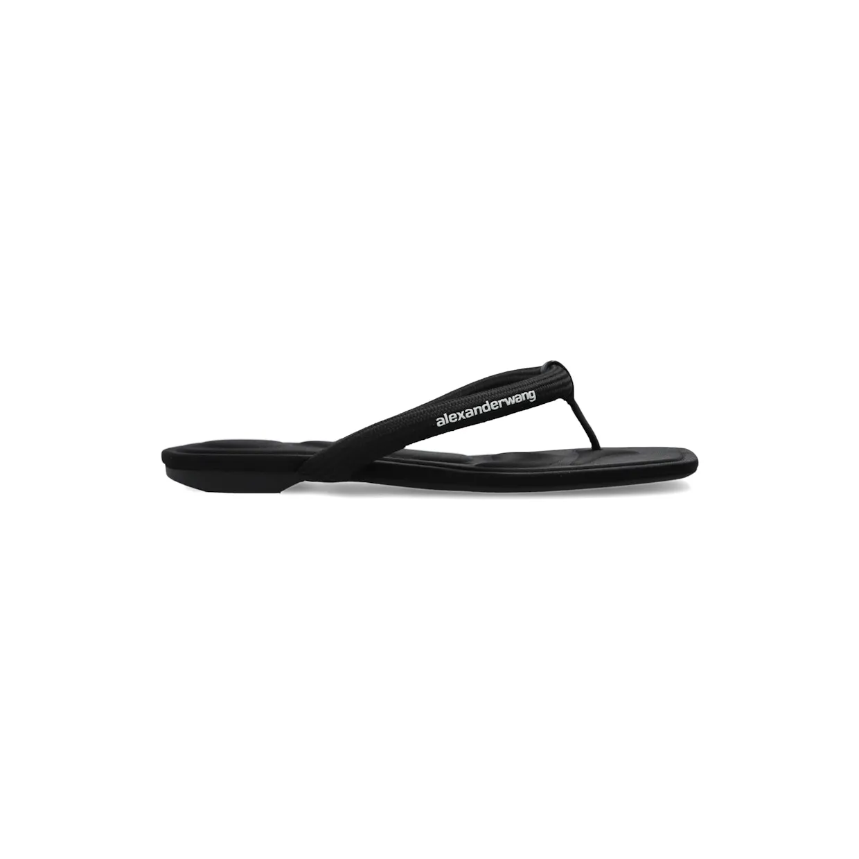 Alexander Wang Jenna Tubular Flat Thong Sandals Black (30226S021-001)