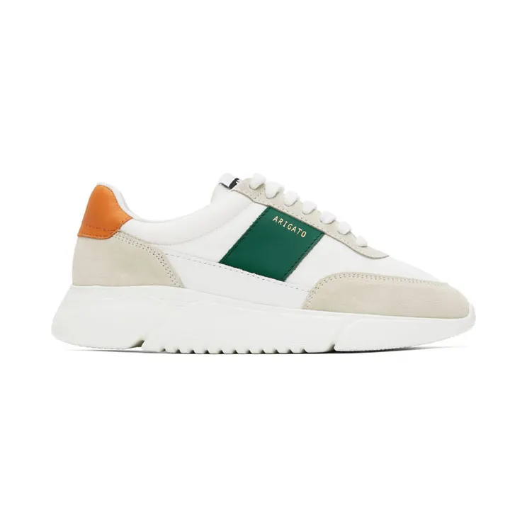 Axel Arigato SSENSE Exclusive White & Green Genesis Vintage Sneakers (27566)
