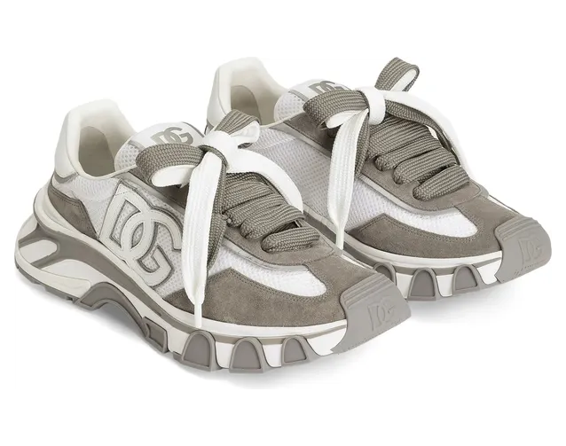 Dolce & Gabbana DG Country Road Nylon and Calfskin “White/Grey” (CS2403 A0208 8B932) (3)