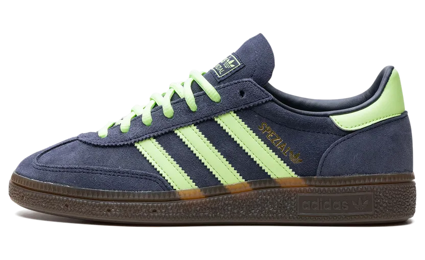 adidas Spezial Handbalschoenen Legend Ink / Green Spark / Gum (IH7497)