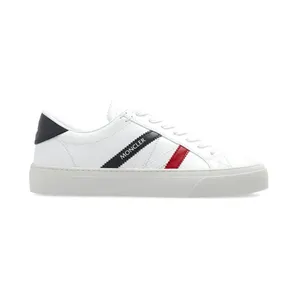 Moncler Monaco2 Low White Red (4M00140-M4496-001)