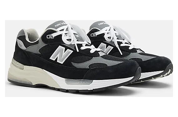 New Balance 992 “Made in USA – Black Grey” (U992BK)