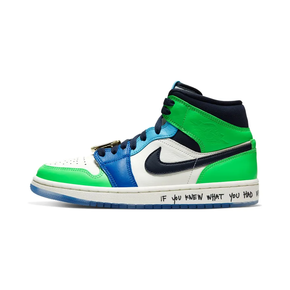 Air Jordan WMNS 1 Mid SE Fearless Melody Ehsani (2019) (CQ7629-100)