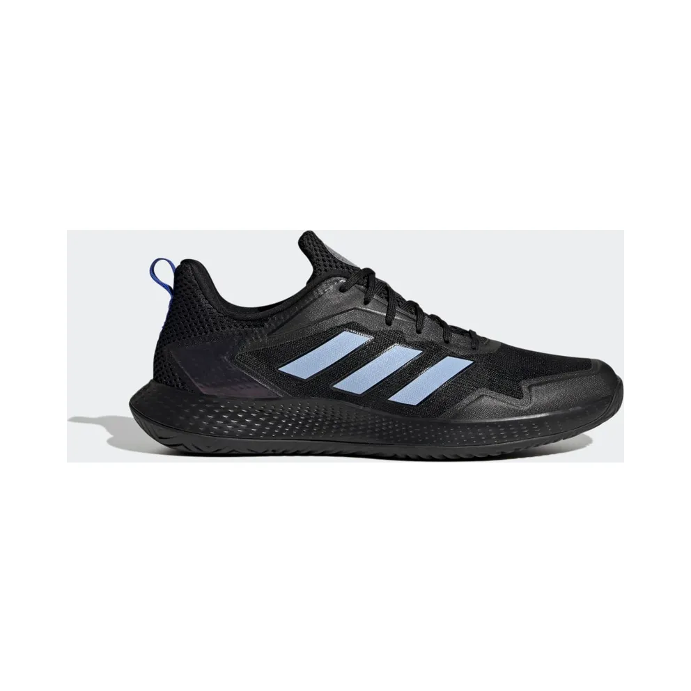 adidas Defiant Speed Tennis Shoes Core Black / Blue Dawn / Lucid Fuchsia (HQ8457)
