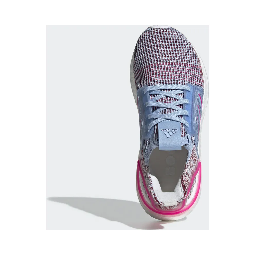 adidas Ultraboost 19 Glow Blue (GS) Glow Blue/Shock Pink/Active Maroon (EE6656)