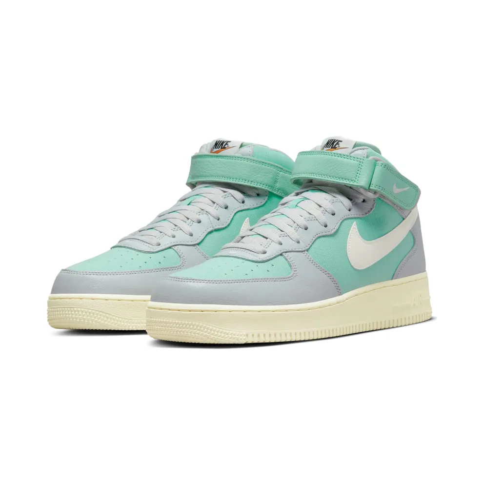 Nike Air Force 1 Mid ’07 LX “Grey Fog Enamel Green” (DQ8766-002)