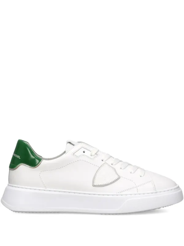 Philippe Model Paris Temple low-top leren – White (BTLUV019)