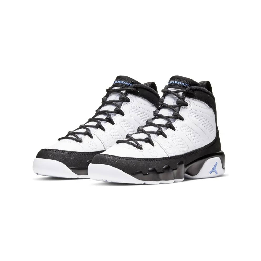 Jordan 9 Retro University Blue (GS) White/University Blue-Black (302359-140)