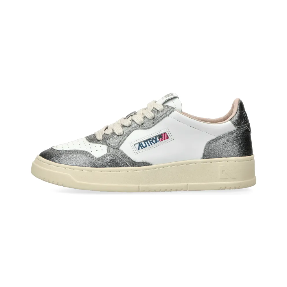 Autry Medalist Low W (leat / leat white / steel) – AULWWB44