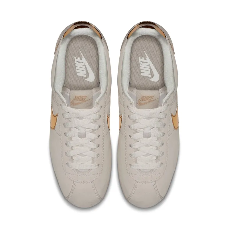 Nike  Classic Cortez Phantom Metallic Gold (W) Phantom/String-Gum Light Brown-Metallic Gold (902856-013)