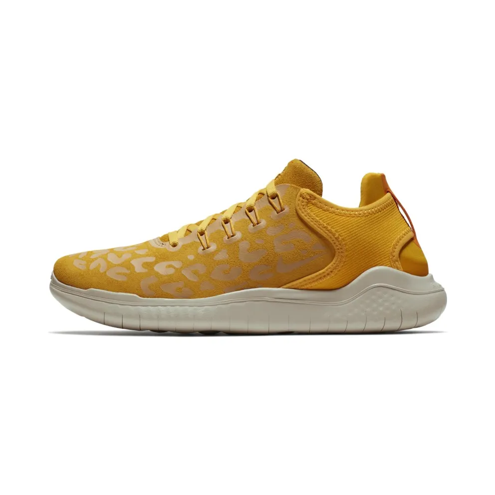 Nike Free RN 2018 Cheetah Yellow (W) Yellow Ochre/Oil Grey-University Gold (AQ0562-700)