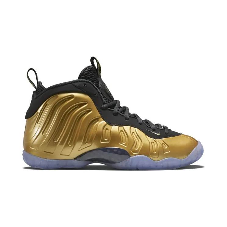 Nike Little Posite One’Metallic Gold’ GS Mtllc Gld/Blk (644791-700)