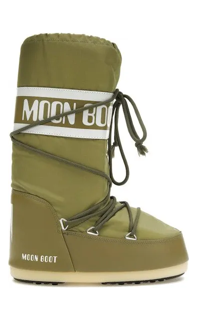 Moon Boot Icon Nylon Boot Khaki (14004400083)