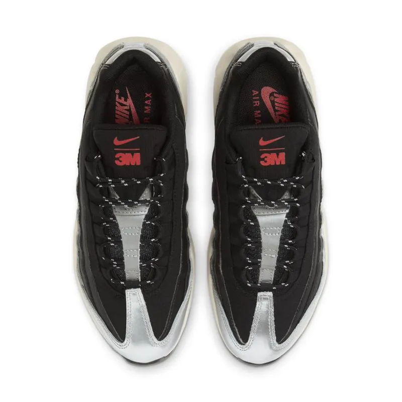 Nike Air Max 95 3M Pack Black/Black-Habanero Red-Metallic Silver (CT1935-001)