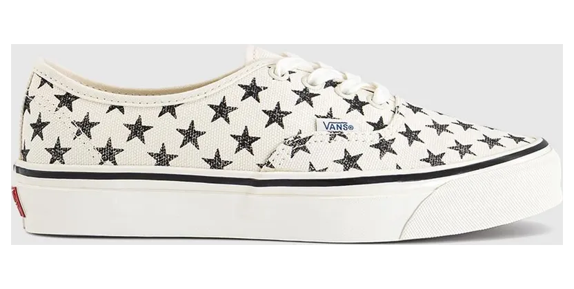VANS_LX Premium Authentic 44 ‘Stars’ Black and White_White_44.5 VN000EAAKIG1MARSHMALLOW/BLA